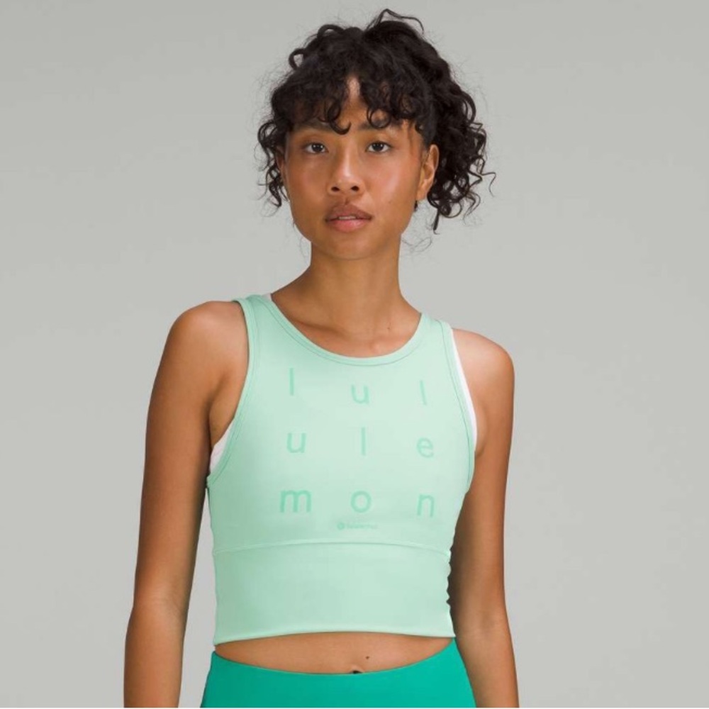 NWT Lululemon Power Pivot Everlux Tank Top *Motif
Wild Mint